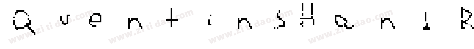 QuentinsHand Regular字体转换